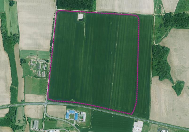 3.2. Ságodban, az Északi Ipari Park területén általános gazdasági terület rendeltetésének módosítása ipari gazdasági rendeltetésre A változtatással érintett terület és program ismertetése: A