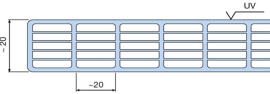 1,5 kg/m 2 2,5 W/m 2 K 5X/16-25