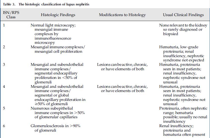 A Lupus Nephritis pathológiai beosztása Korábban MN-like Almaani