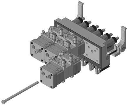 7-6 Javítás Szívóblokk Szétszerelése Szükséges eszközök: 4 mm-es imbuszkulcs 8 mm-es imbuszkulcs 10 mm-es imbuszkulcs Nagy laposfejű csavarhúzó 1. Lásd a 7 4. ábrát.