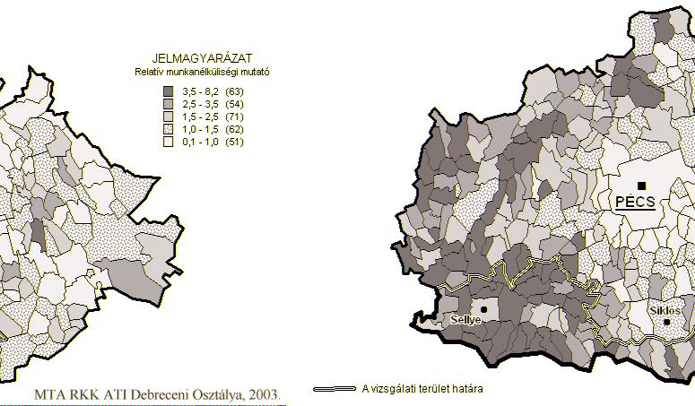 2.5. Munkanélküliség az elõrelépés legfõbb akadálya A vizsgált térségekben egyaránt a rendkívül magas munkanélküliségi mutatók jelentik a legnagyobb problémát.