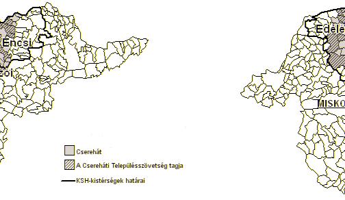 ség szinte majd minden települését a 2003/7. Kormányrendelet társadalmi-gazdasági szempontból elmaradott települések közé sorolta (4. ábra).