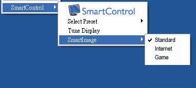 3. Képoptimalizálás Contet Sensitive menu Helyi menü A Context Sensitive menu (helyi menü) alapértelmezett beállítása Engedélyezett.
