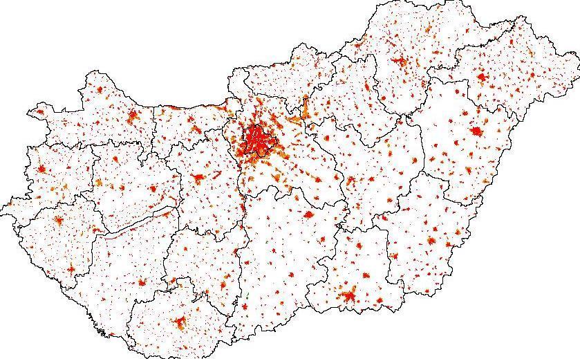 218 Vaszócsik Vilja Mindkét változat alapján várható a beépített területek kiürülése, amelyet a 4. ábra veszélyeztetett beépített területként mutat.