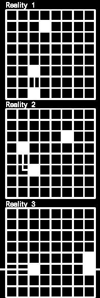 Útválasztás a valóságokban 1. A cél minden valóságban ugyanabba a H pontba hash-elődik Minden valóságban más-más csomópont zónájába tartozhat a H pont 2.
