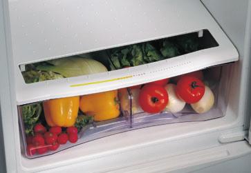 Double Fresh rendszer. Friss, finom és egészséges élelmiszerek hosszabb időn keresztül. Double Fresh rendszerű zöldségtartó.