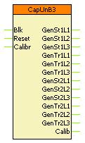 Bináris kimeneti státusjelek Bináris kimeneti jelek Elnevezés Magyarázat CapUnB3_GenSt1L1_GrI_ Megszólalás 1 L1 A funkció L1 fázisban az 1.