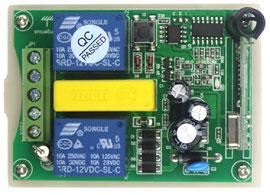 2Kg Operating Voltage: AC230V, 10mA 2x Output Relays: NO/COM, 12~240VAC/10A, 1500W Receiving Sensitivity: -105dBm Decoder chip :(PT2262/PT2264/SC2262) and learning code (EV1527) RF-DJZFZ-220 2