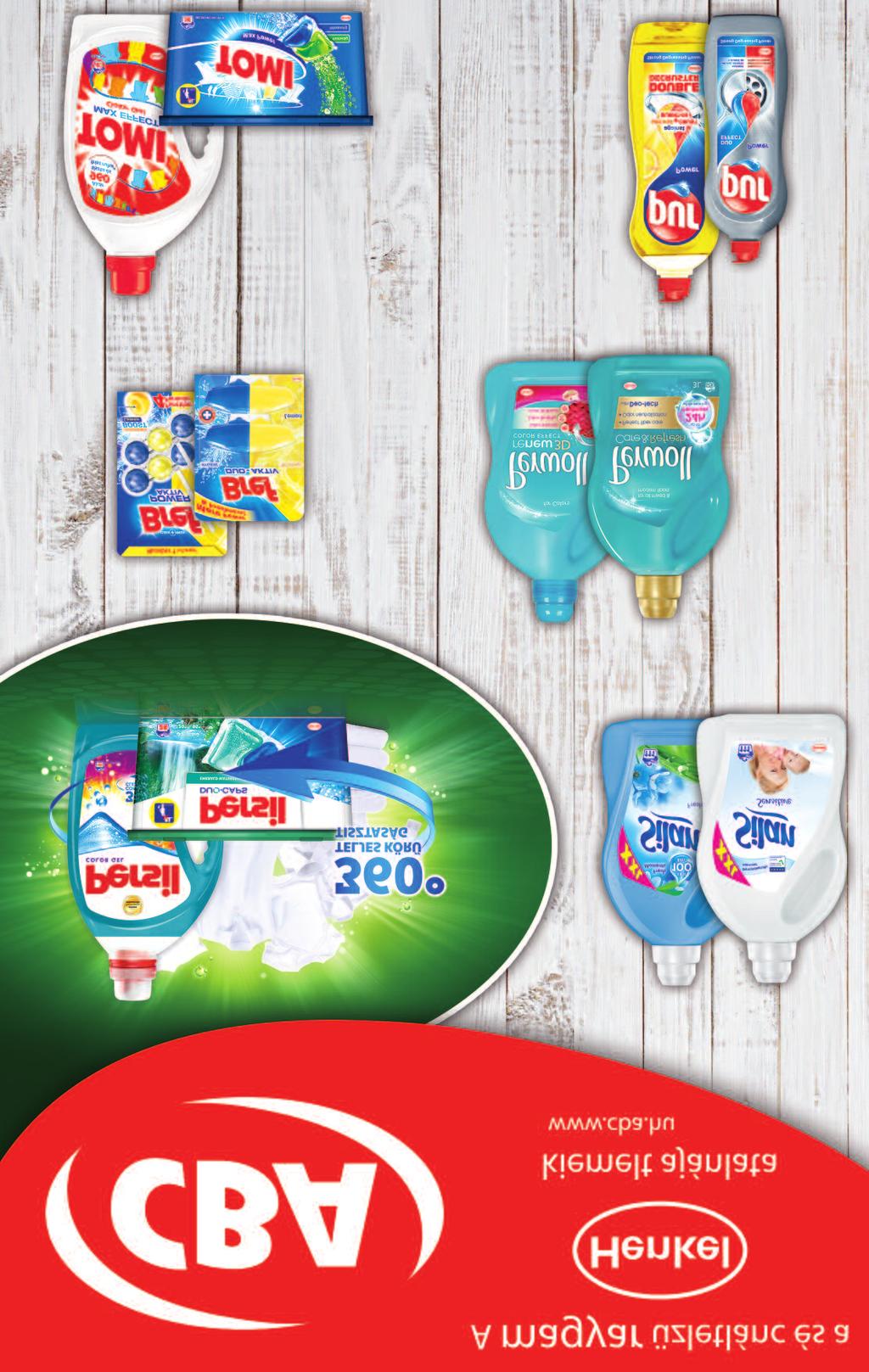 *Bármely 2 db Persil mosógél 40 mosás, Persil mosópor 40 mosás, Persil Duo kapszula 28 db, 30 db-os termék együttes vásárlása esetén érvényes!