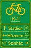 7. kép: A kerékpárút vége jelzőtáblát le kell szerelni és a