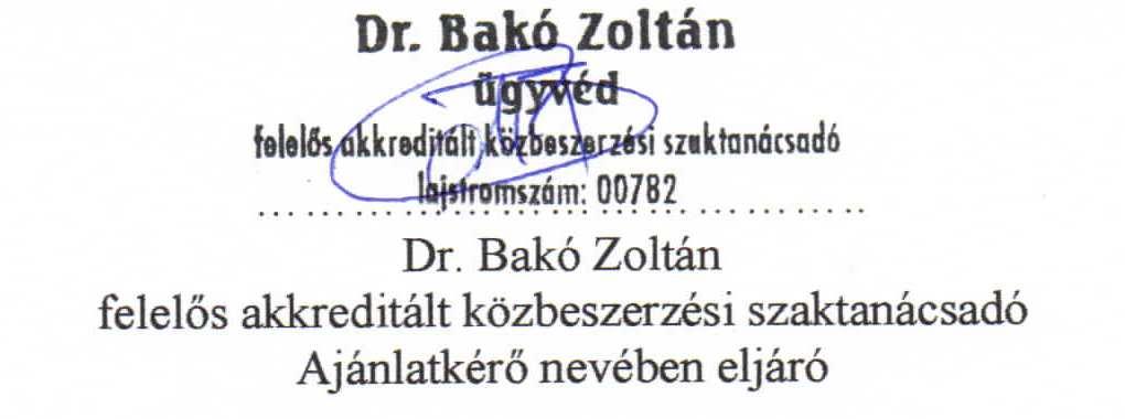 1. Nettó ajánlati ár (Ft) nettó 35.000.000,- Ft 2. A szerződés teljesítésében részt vevő személyi állomány tapasztalata 2.1. alszempont: az M2/ (A) pontban előírt rekultivációjához kapcsolódó tervezésében - legalább 1 db 2.