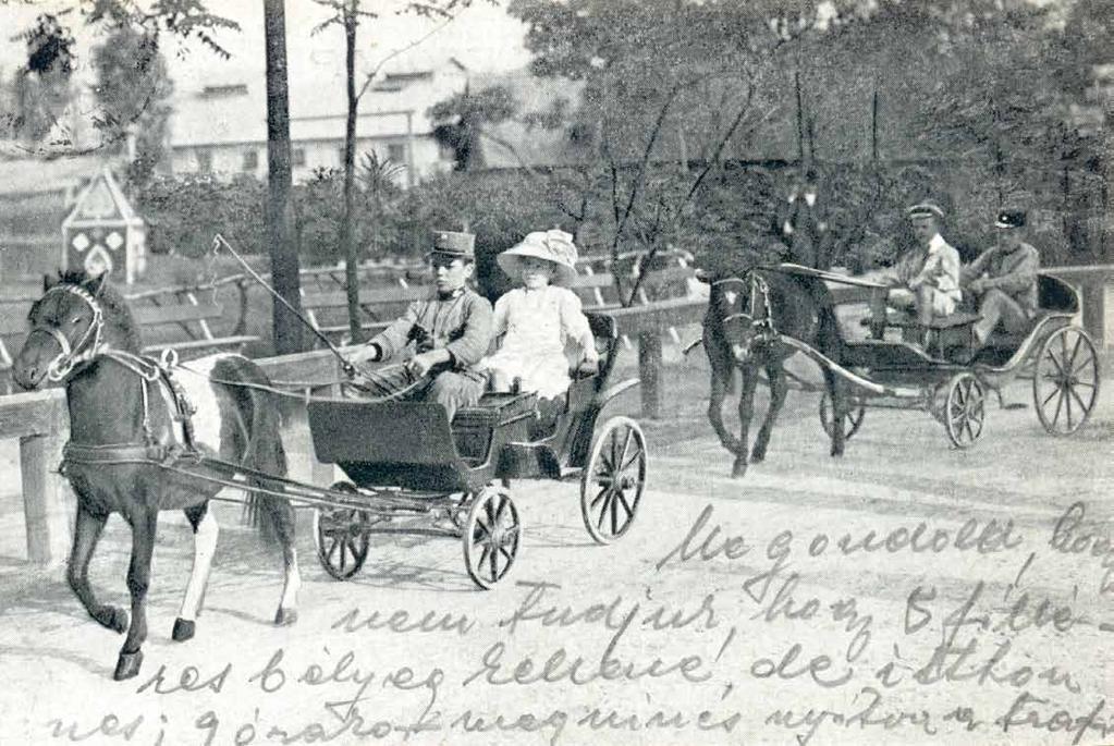 A ródlipálya és a kocsikázó pálya a megnyitás után, 1912 1913 A Budapesti Villamos Városi Vasút Rt.