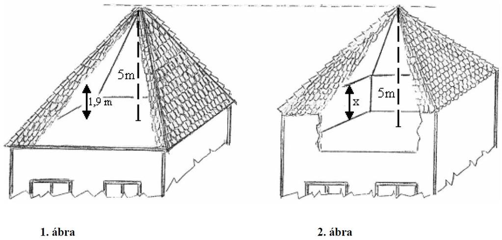 7. (ESZÉV 2007.05/2) a) Az ABC derékszögű háromszög BC befogójának hossza 18 cm, a CA befogójának hossza 6 cm. Mekkorák a háromszög hegyesszögei?