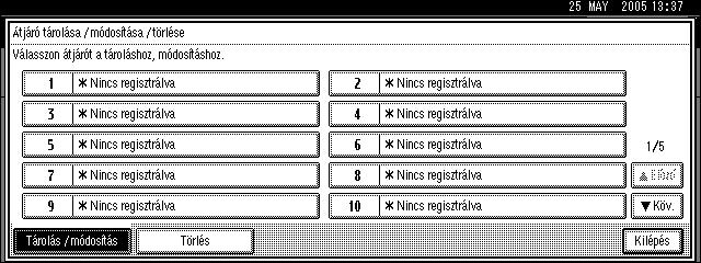 A felhasználói eszközök elérése (Fax felhasználói eszközök) Az átirányító szerver feldolgozza a célállomás-lekérdezésekre irányuló kéréseket.