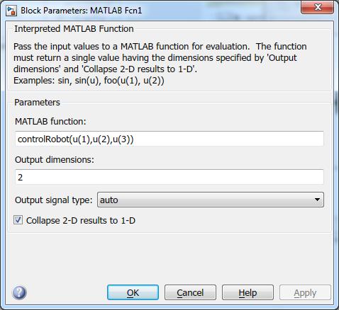 3. ábra: Az Interpreted MATLAB Fcn.