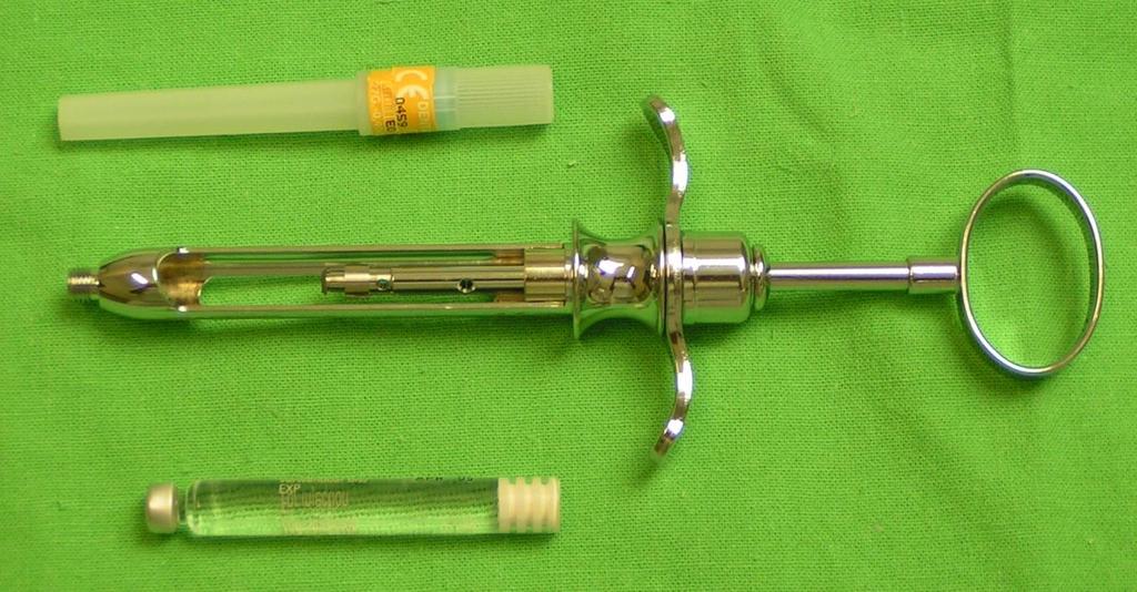 Cilinder ampullás rendszer előnyei Aspirációra alkalmas fecskendő