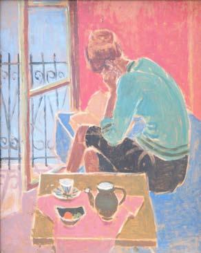 Művészet 11 Olvasó lány 1967.k. Olajtempera, farost 49x39 cm Szikra Galéria Immár másodszor rendezi meg egy-egy művészi korszakát összefoglaló kiállítását a Fényes Adolf teremben.