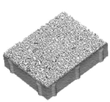 COTTA magas szegélykő 2 cm-es ferde levágással Oldalsó szegély COTTA magas szegélykővel és COTTA blokk-kővel COTTA blokk-kő levágás nélkül süllyesztett szegélykőként beépítve.