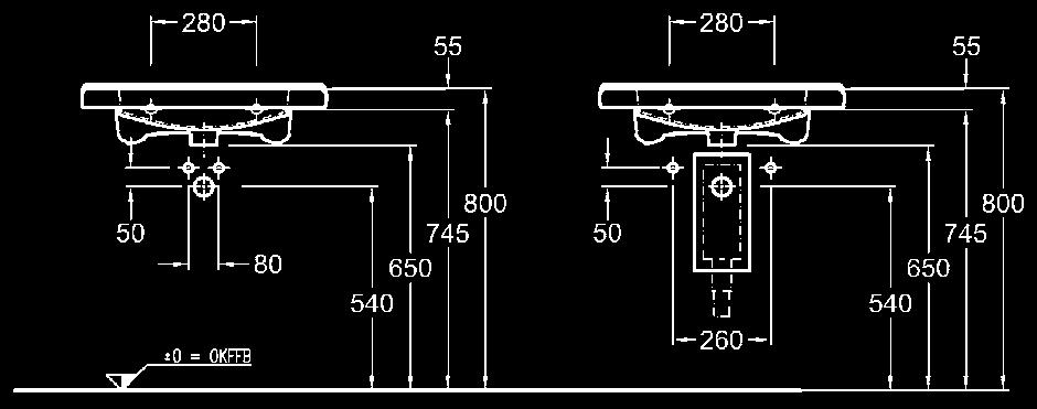 440 16,8 18 csaplyuk nélkül 60 x 55 cm KeraTect 128661 600 90 880 16,8 18 128667 80 640 19,0 16 csaplyukkal 65 x 55 cm KeraTect 128667 600 102 080 19,0 16 128666