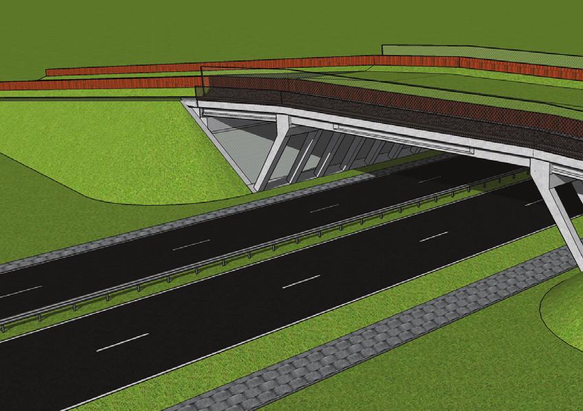 5 db esetében a nagyvadak átjárása is biztosított 184,6 ezer tonna aszfalt 117 km közúti vezetőkorlát 65,7 km