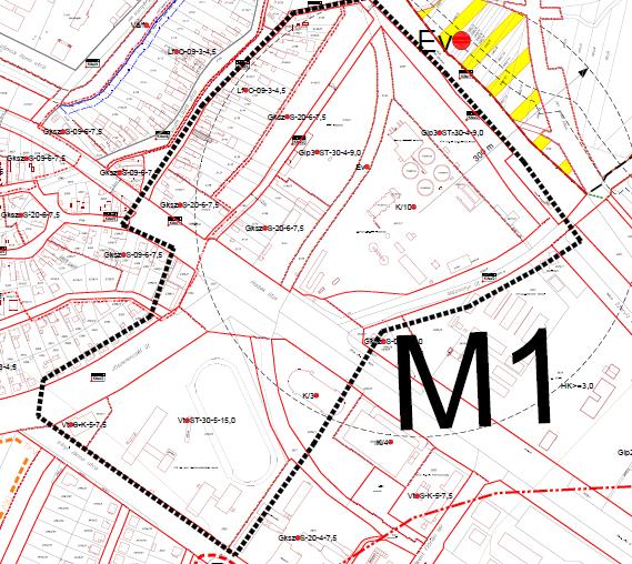 A módosítással érintett terület hatályos rendezési terv szerinti besorolása: A hatályos Településrendezési terv a korábbi csomóponti tervek alapján a Múcsonyi út nyomvonalát erősen elhúzta nyugati