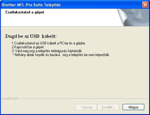 USB Winows USB káls stlkozásnál (Winows 2000 Profssionl/XP/XP Profssionl x64 Eition/ Winows Vist opráiós rnszrknél) 13 Tlpítés lőtt Győzőjön mg rról, hogy számítógépét kpsolt és rr rnszrgzi