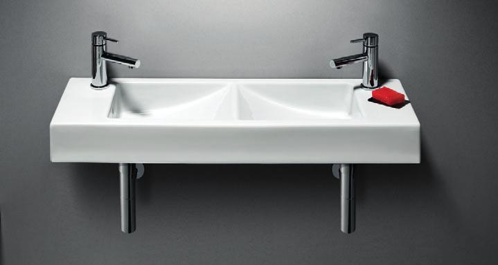 fürdőszoba család / PURE A legrövidebb Jika dupla mosdó csupán 100 cm