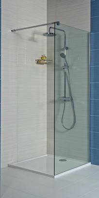 Rendkívül egyszerű összeállítani a zuhanykabint a Pure üvegfalakkal.