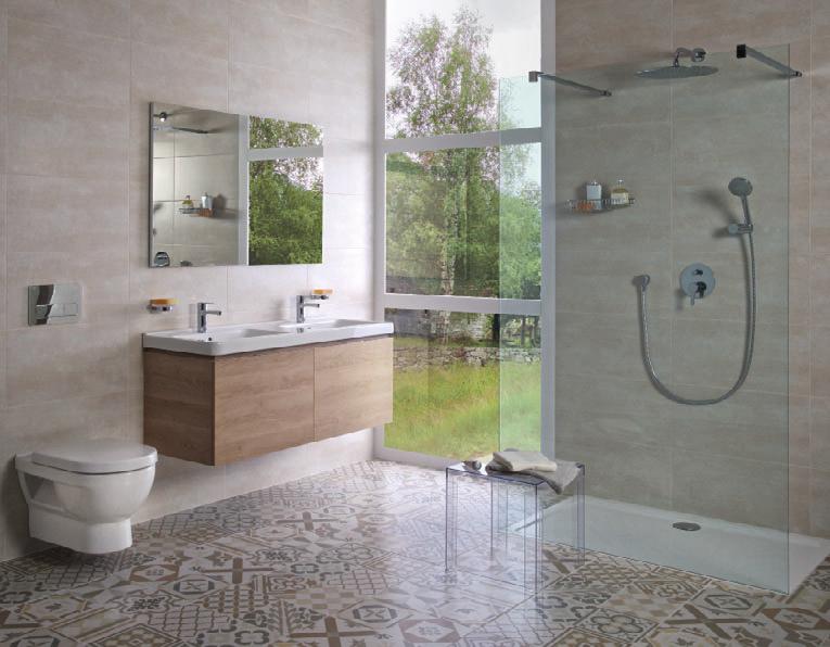 fürdőszoba család / CUBITO A szaniter áruk, bútorok és kiegészítők tiszta és modern formatervezése az egyenes vonalú geometriai formák korszerű trendjén alapulnak.