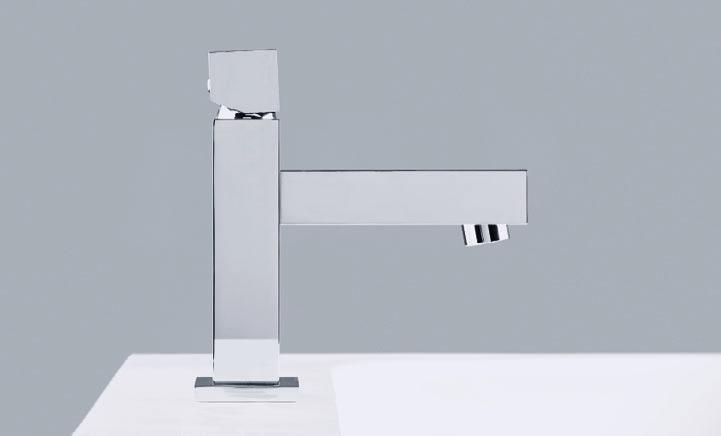 csaptelepek és tartozékok / CUBITO A Cubito fürdőszoba csaptelek mutatják az egész Cubito család design vonalait.