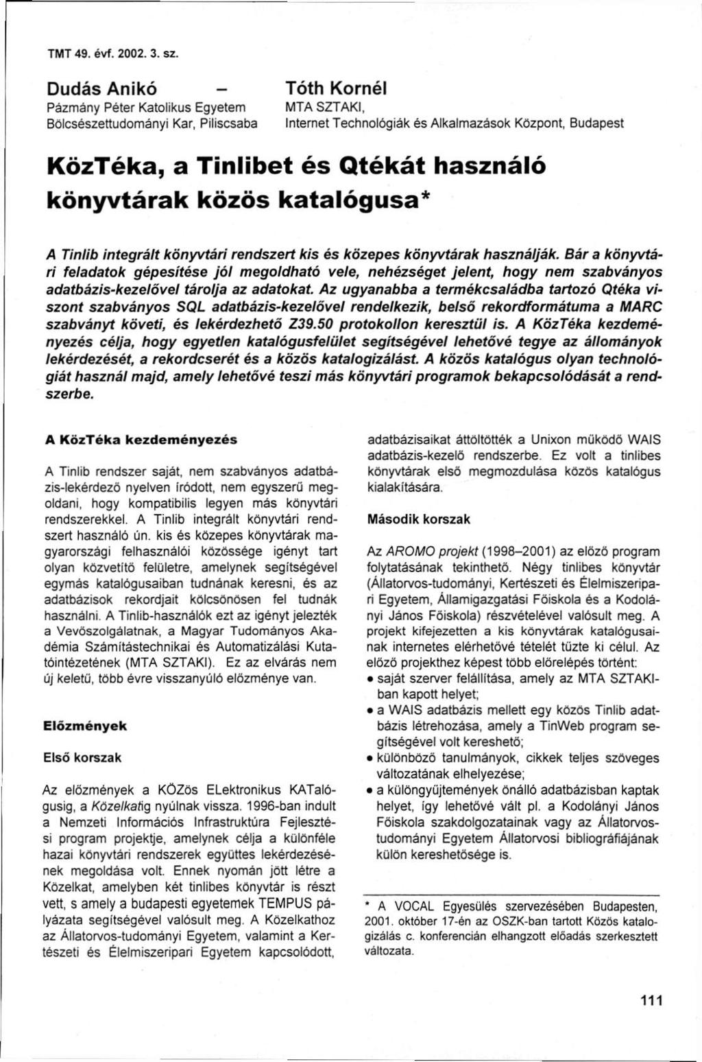 TMT 49. évf. 2002. 3. sz.