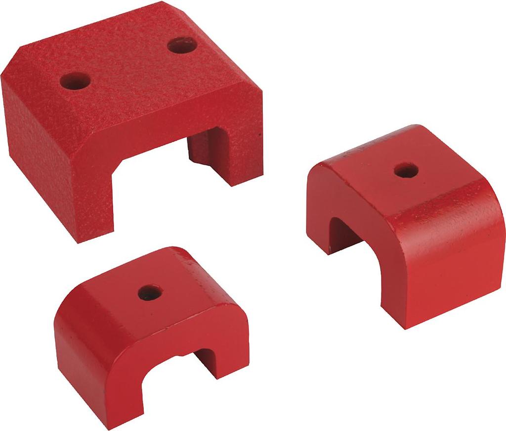 K0560 Mágnesek (U alakú mágnes) Mágnesmag, AliCo. vörösre festett. U alakú mágnesek nagy tapadóerővel. Árnyékolatlan rendszer.