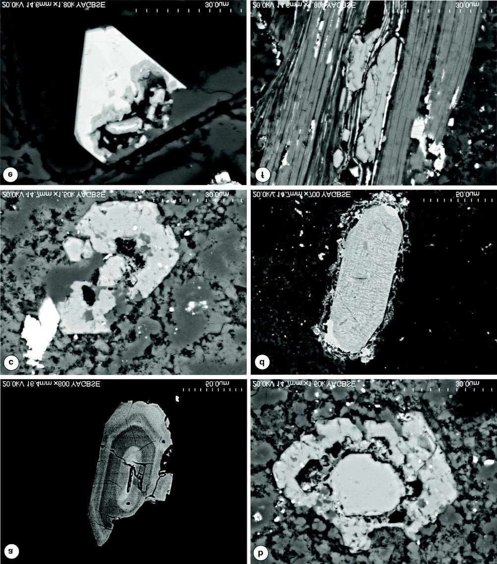 346 SZEMERÉDI Máté et al.: A Gyűrűfűi Riolit Formáció kőzettani vizsgálata a felszíni előfordulások alapján (Nyugati-Mecsek) tényezők (pl. olvadékzárványok jelenléte) is állhat (pl.