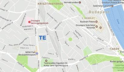 forrás: Google Térkép Megközelítése lehetséges többek között az 61-es villamos Széll Kálmán téri állomásától a 3.
