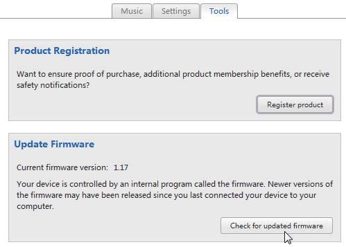 9 Firmware frissítése a segítségével 4 RAGA ablakban válassza az Tools >» frissítéseket keres az interneten. A RAGA RAGA A segítségével az interneten RAGA 5 utasításokat.