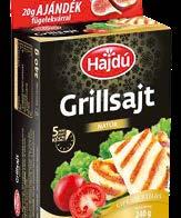 chilis-fokhagymás 18% 240 g Új Hajdú grill sajt mediterrán 18% 240 g Új
