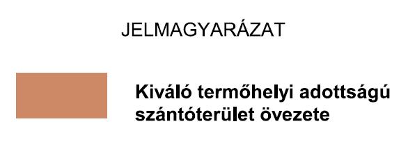 Kiváló termőhelyi adottságú szántóterület
