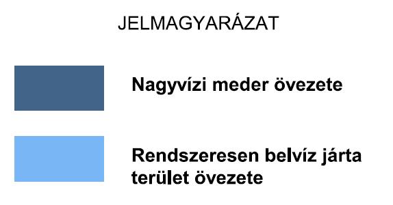 Nagyvízi meder, rendszeresen belvízjárta terület övezete 2/d.