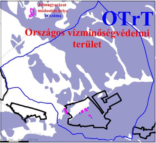 Országos vízminőség-védelmi terület övezete
