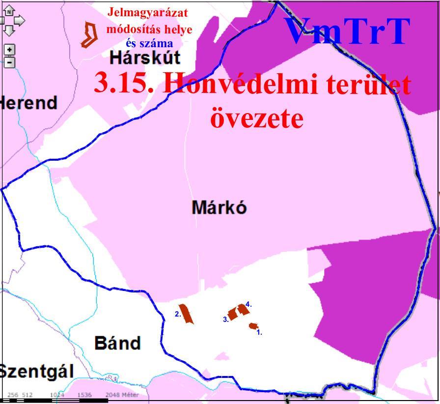 Földtani veszélyforrás területének övezete 3.1.