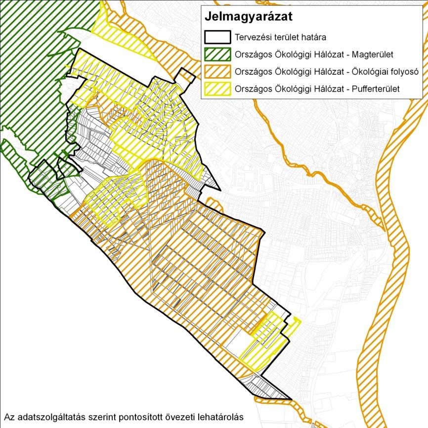13/B. A településrendezési eszközökben a jó termőhelyi adottságú szántóterület övezetét a mezőgazdasági terület területfelhasználási egység kijelölésénél figyelembe kell venni. Az OTrT 3/3. sz. melléklete által jelölt jó termőhelyi adottságú szántóterület általános mezőgazdasági területbe (Má) lett besorolva.
