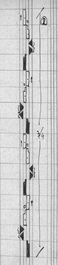 156 Fügedi János A Lábán-kinetográfia a Szentpál Iskolában 157 5. ábra tötte össze és jegyezte le Szentpál Olga és Szentpál Mária kompositió -iban feldolgozott néptáncmotívumokat, egy részletét a 6.