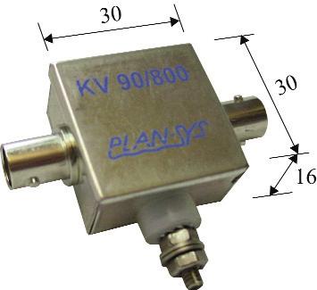 K O A X I Á L I S H Á L Ó Z A T O K T V -, R Á D I Ó - É S M Û H O L D A S R E N D S Z E R E K KV 90/800... Antennaoldali védelem A KV 90/800.