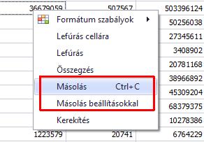 Dátum értékek alapértelmezett rendezései A dátumok alapértelmezetten növekvő rendezettség szerint jelennek meg.