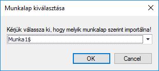 E gomb használata feltételezi, hogy eleve az alapértelmezett oszlop sorrendnek megfelelően készültek el az Excel fájl oszlopai is.