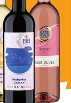 Cuvée pezsgô 0,75 l 1332 Ft/l BB Napos Oldal Dunántúli Kékfrankos