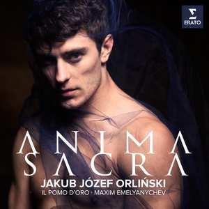 LP Erato ANIMA SACRA JAKUB JÓZEF ORLIŃSKI 0190295633745 0190295633707 A pályája elején járó lengyel kontratenor Jakub Józef Orliński bemutatkozó albumán barokk