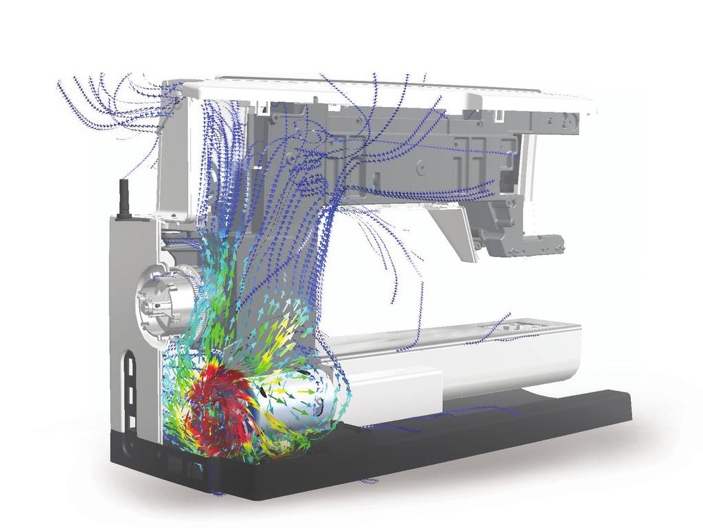 A Célérték-kereséssel komplex pozicionálási feladatok ellátására nyílik lehetőség. A Solid Edge Simulation alkalmazással 3D-s alkatrészek és szerelések végeselemes vizsgálatára van lehetőség.