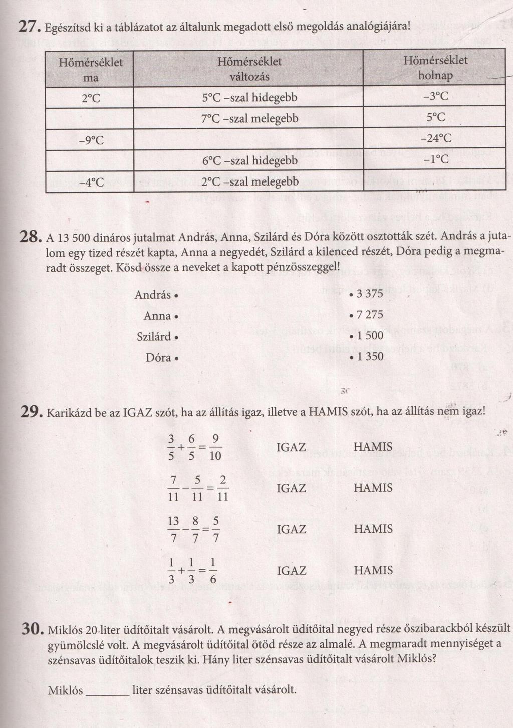 X+7= X=-7 X=- - o C - o C szal hidegebb -+=- X=-+ X=- o