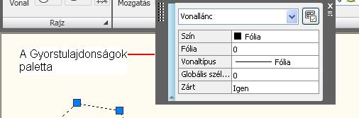 OBJEKTUMOK LÉTREHOZÁSA 21 lamennyi objektum-tulajdonság (akár csoportos vagy egyetlen csomópont kiválasztás után) utólag is megváltoztatható a Módosítás